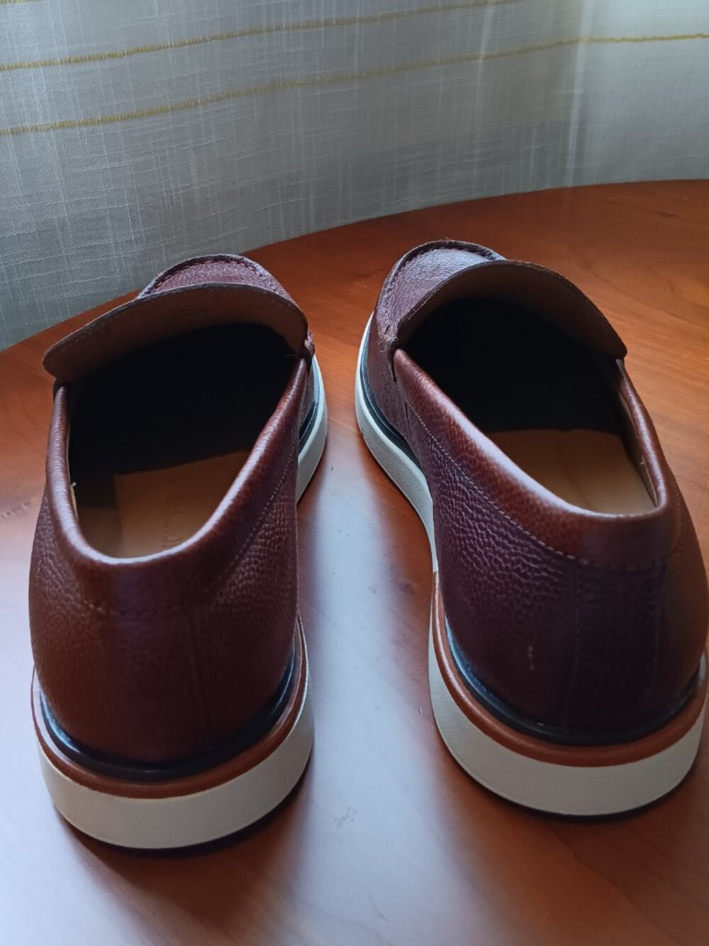 NWT Allen Edmonds Brown Leather Hybrid Sneaker-Loafer Slip-on Size 10.5D - Picture 7 of 12